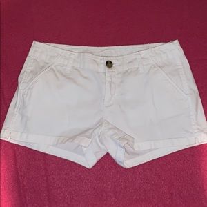 White Shorty Shorts